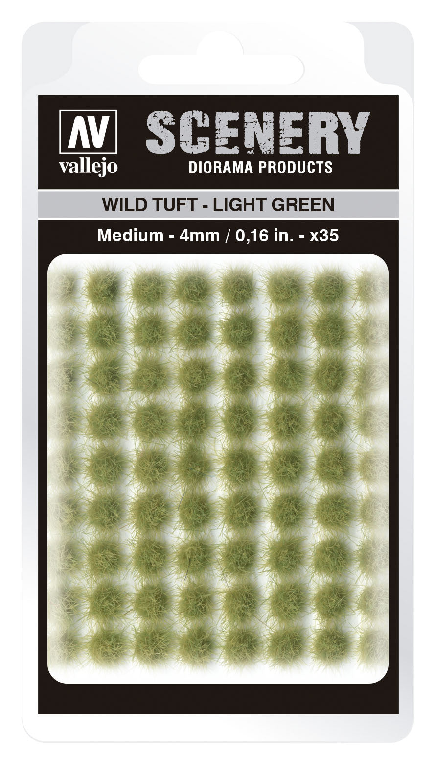 AVSC407 Vallejo 4mm Wild Tuft - Light Green Diorama Accessory [SC407] Vallejo