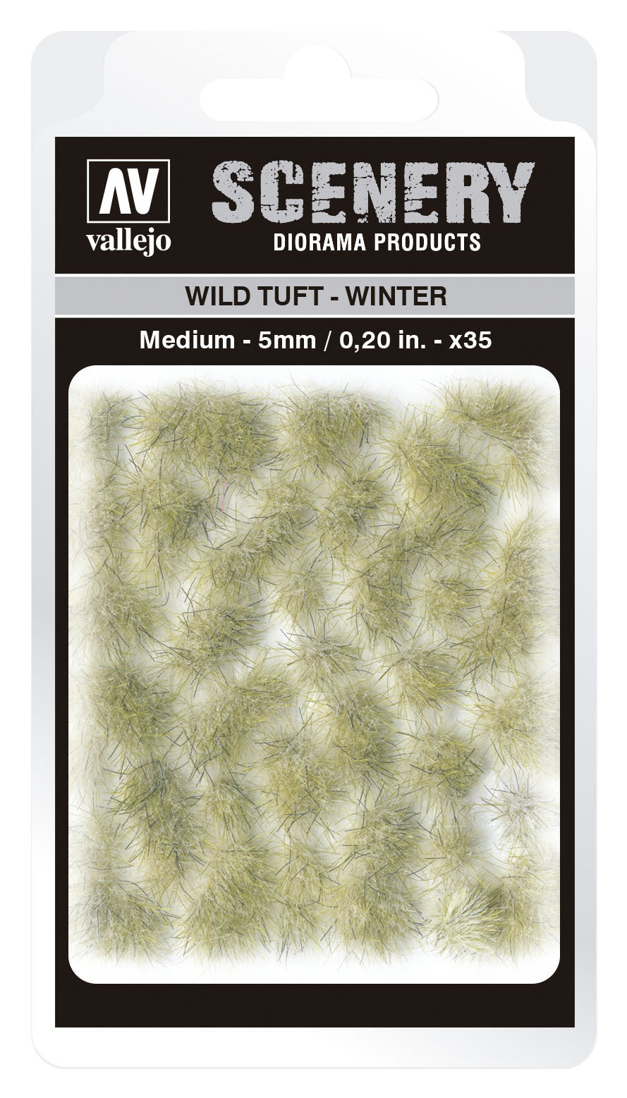 AVSC410 Vallejo 5mm Wild Tuft - Winter Diorama Accessory [SC410] Vallejo