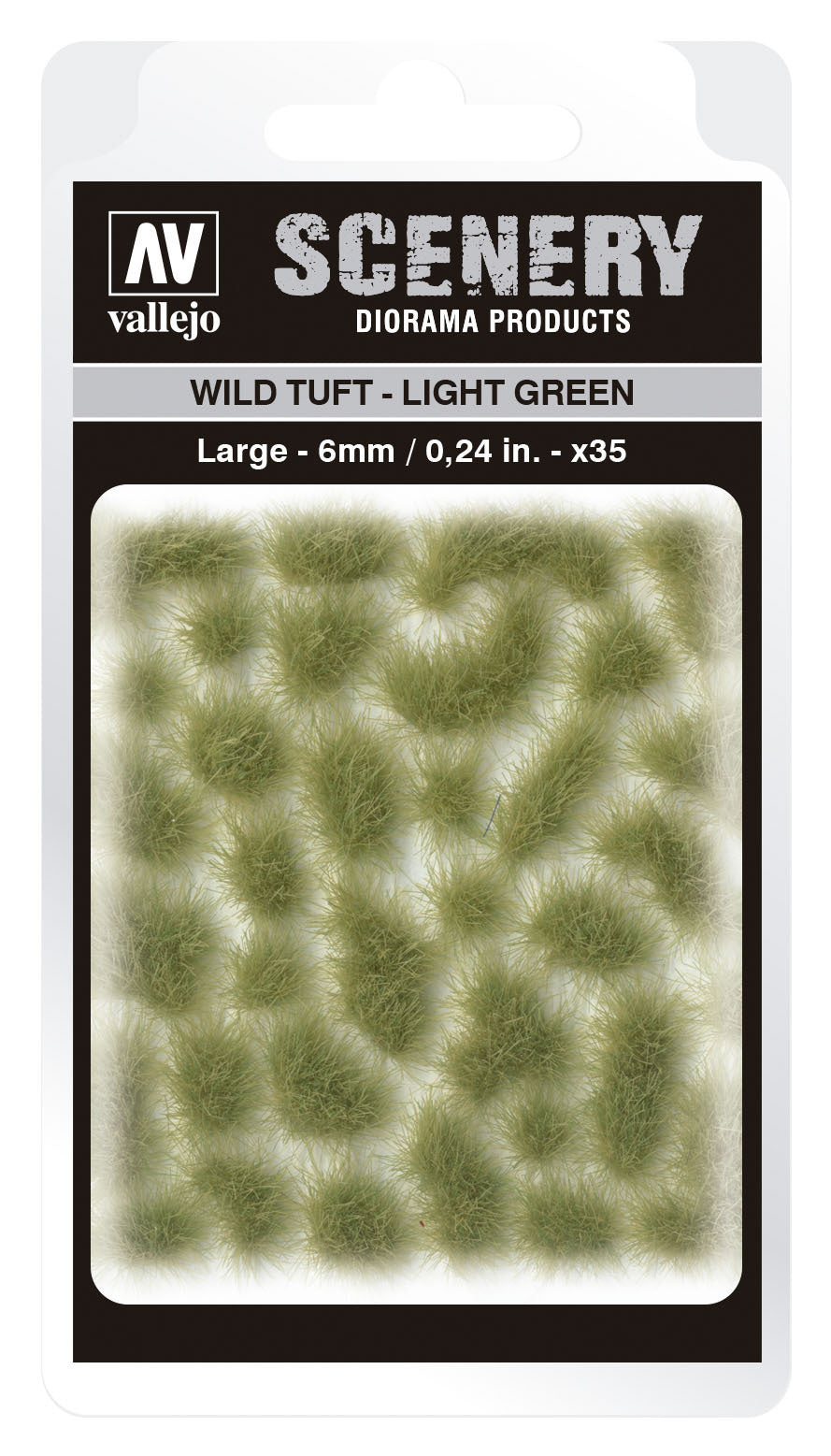 AVSC417 Vallejo 6mm Wild Tuft - Light Green Diorama Accessory [SC417] Vallejo