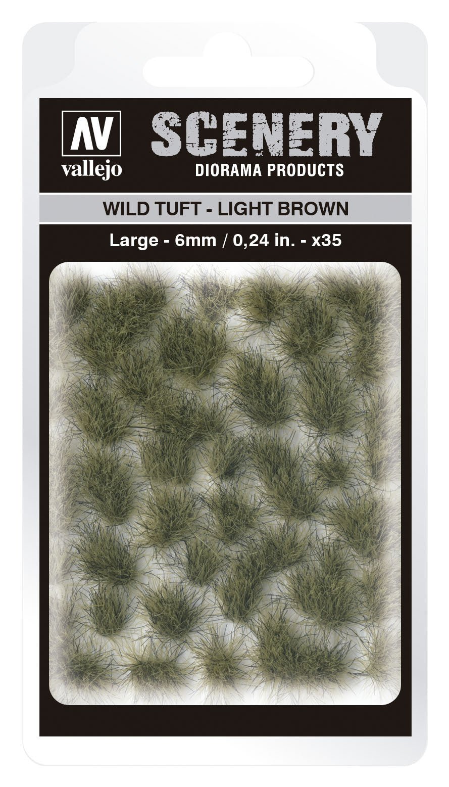 AVSC418 Vallejo 6mm Wild Tuft - Light Brown Diorama Accessory [SC418] Vallejo
