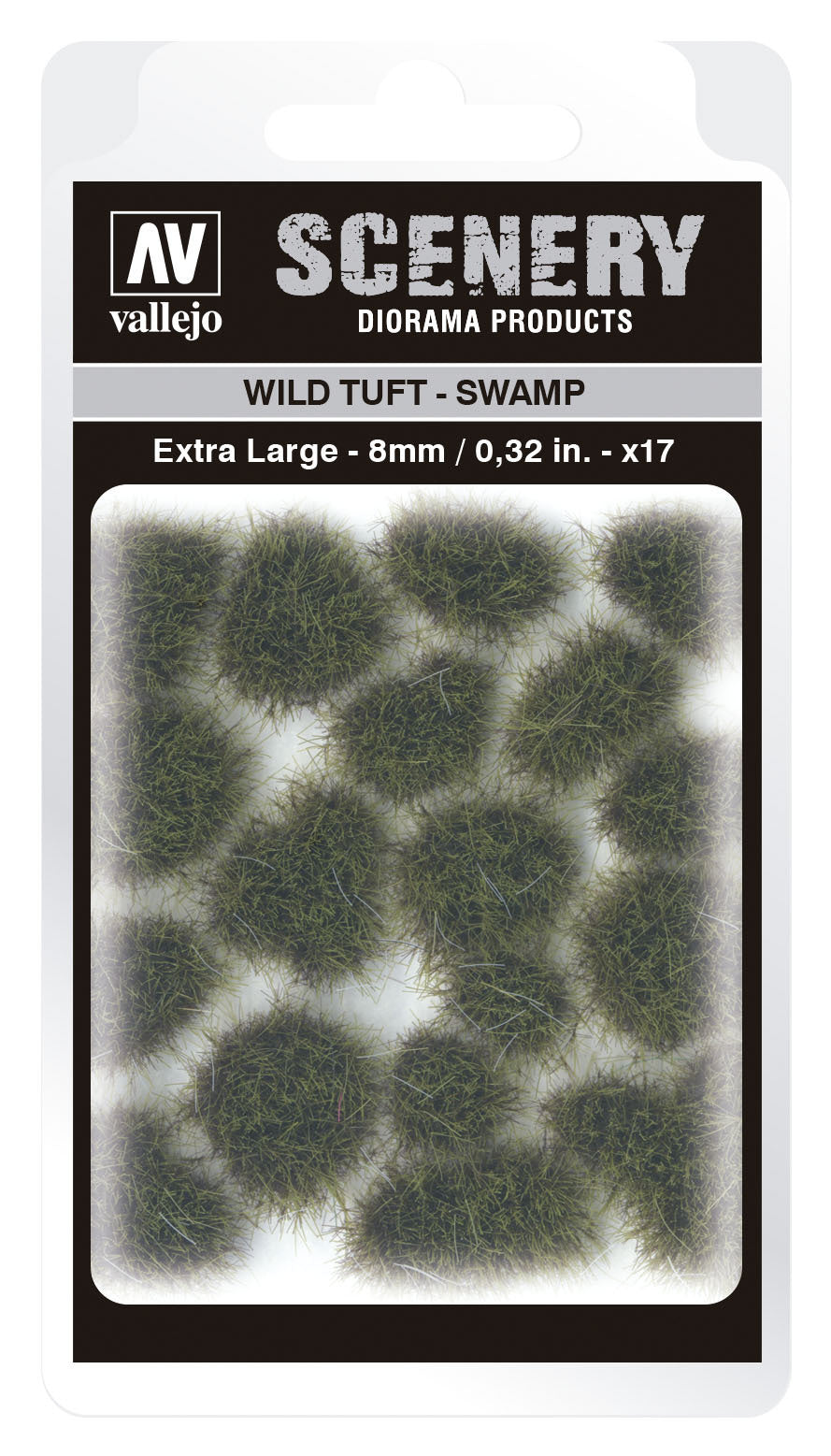 AVSC422 Vallejo 8mm Wild Tuft - Swamp Diorama Accessory [SC422] Vallejo