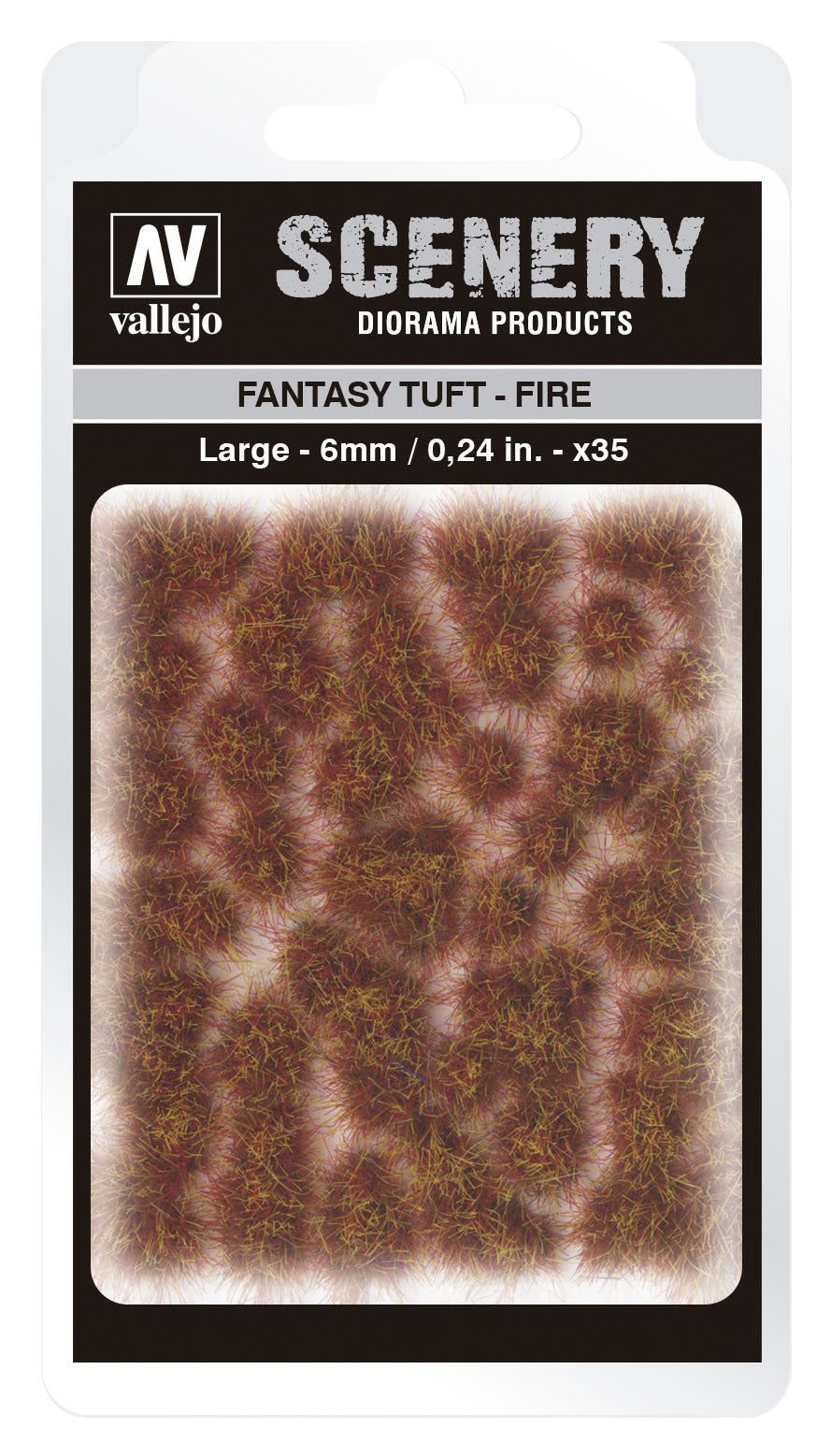 AVSC431 Vallejo 6mm Fantasy Tuft - Fire Diorama Accessory [SC431] Vallejo