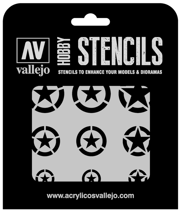 AVST-AIR004 Vallejo 1/32 USAF Markings Stencil [ST-AIR004]