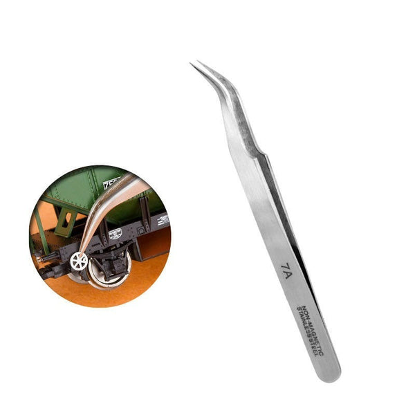 AVT12004 Vallejo Tools #7 Stainless steel tweezers [T12004]