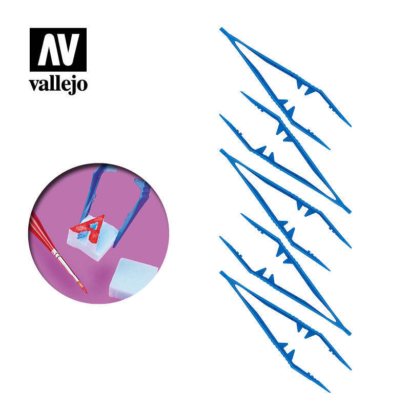 AVT12006 Vallejo Plastic Tweezers x5 [T12006]
