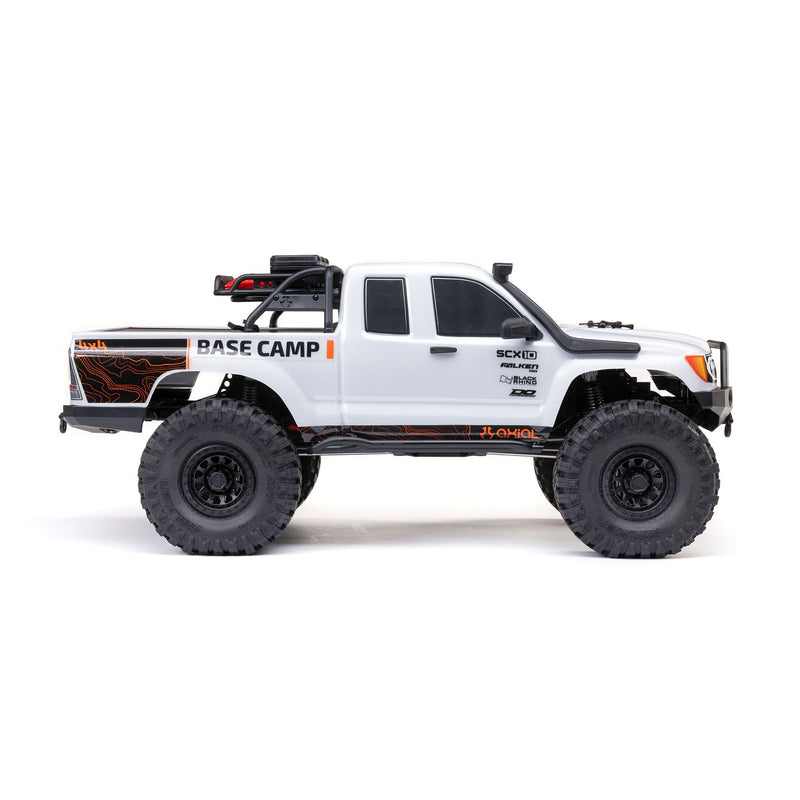 AXI-1375T11 Axial SCX10 III Base Camp V2 1/10 Rock Crawler RTR, White