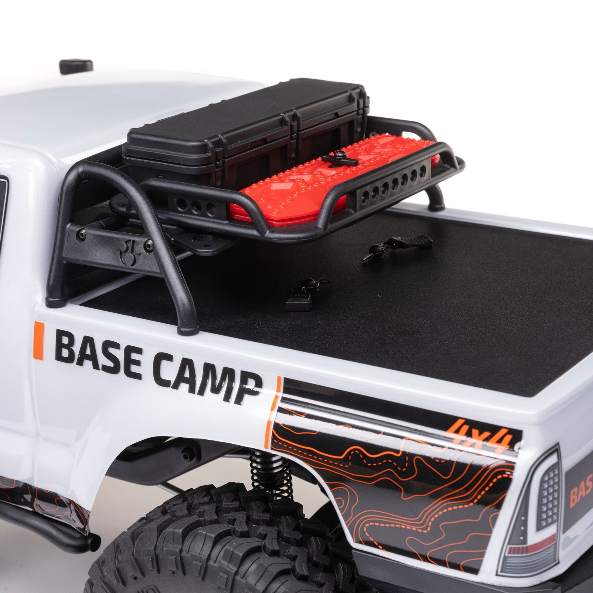AXI-1375T11 Axial SCX10 III Base Camp V2 1/10 Rock Crawler RTR, White Axial