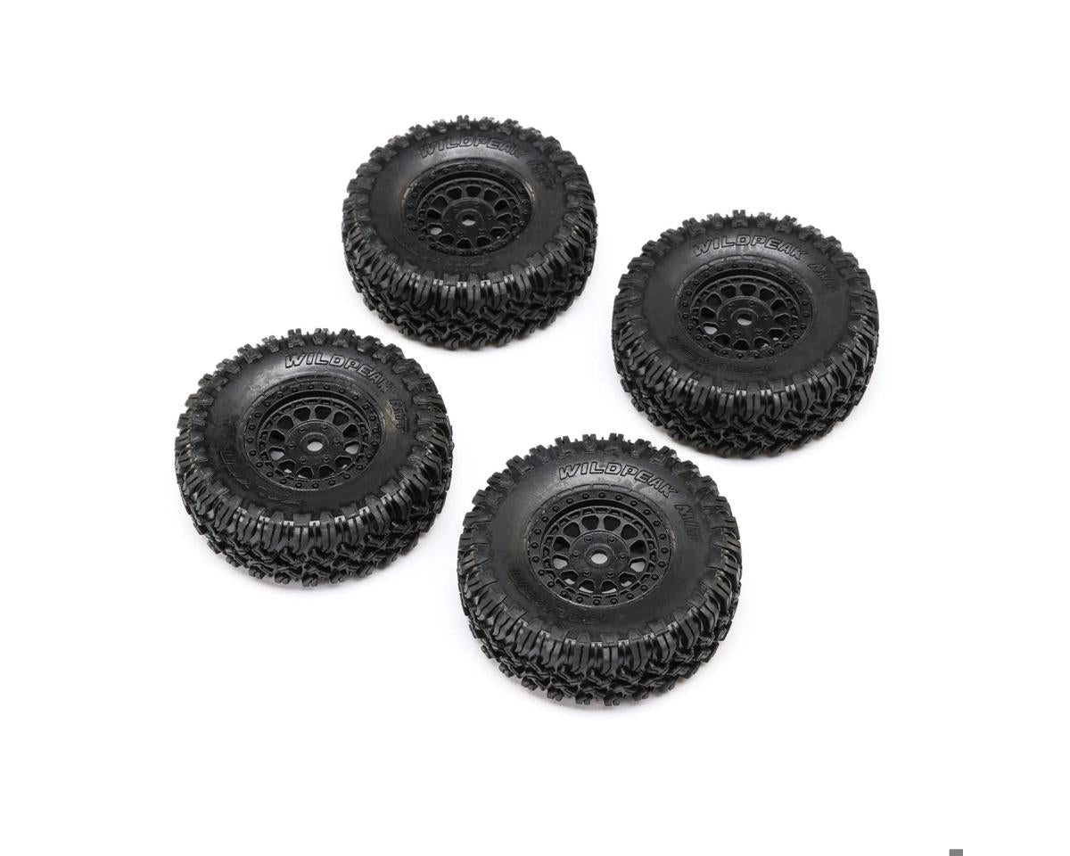 Axial 1.0 Black Rhino Primm & Falken M/T Tyres, 4pcs, SCX24 AXI-1538