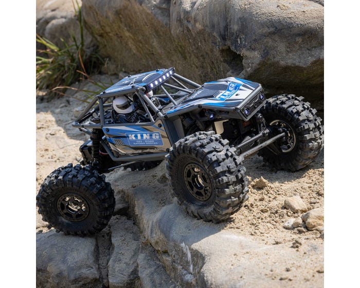 Axial UTB18 Capra 1/18 4WS Rock Crawler, RTR, Blue, AXI-1750T1