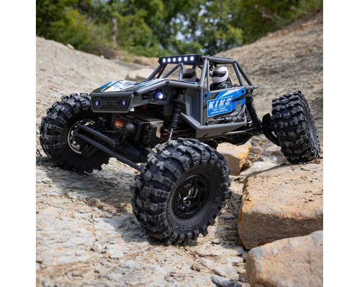 Axial UTB18 Capra 1/18 4WS Rock Crawler, RTR, Blue, AXI-1750T1