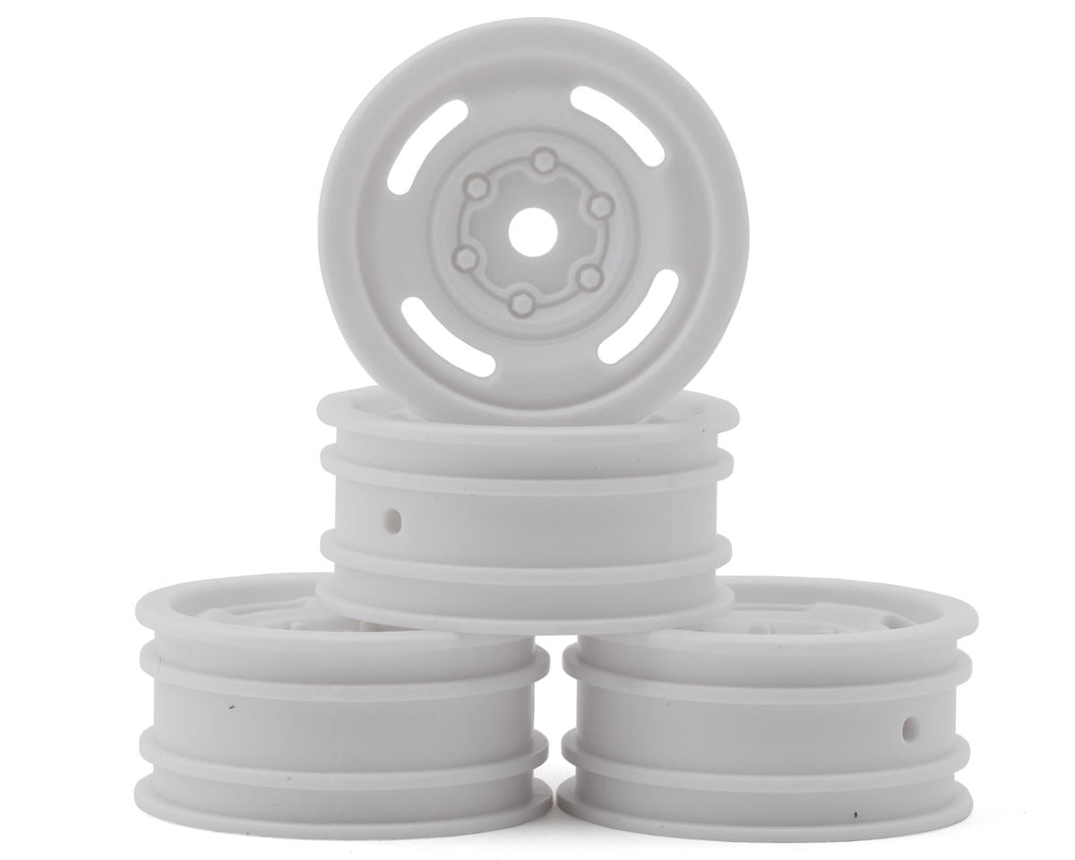 Axial 1.0 Bronco Heritage Wheels, White, SCX24 AXI-2184