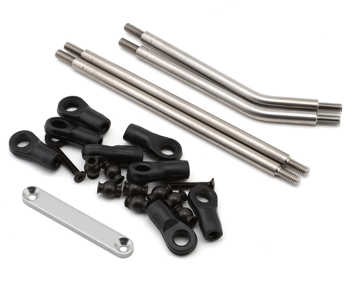 Axial Titanium Front Upper and Lower Link Set, AXP8 AXI-2204