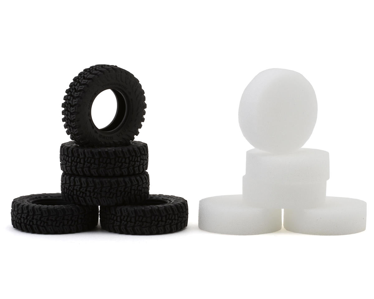 Axial M/T Baja Boss Tyres and Foam , 5pcs, SCX30 - AXI-3302