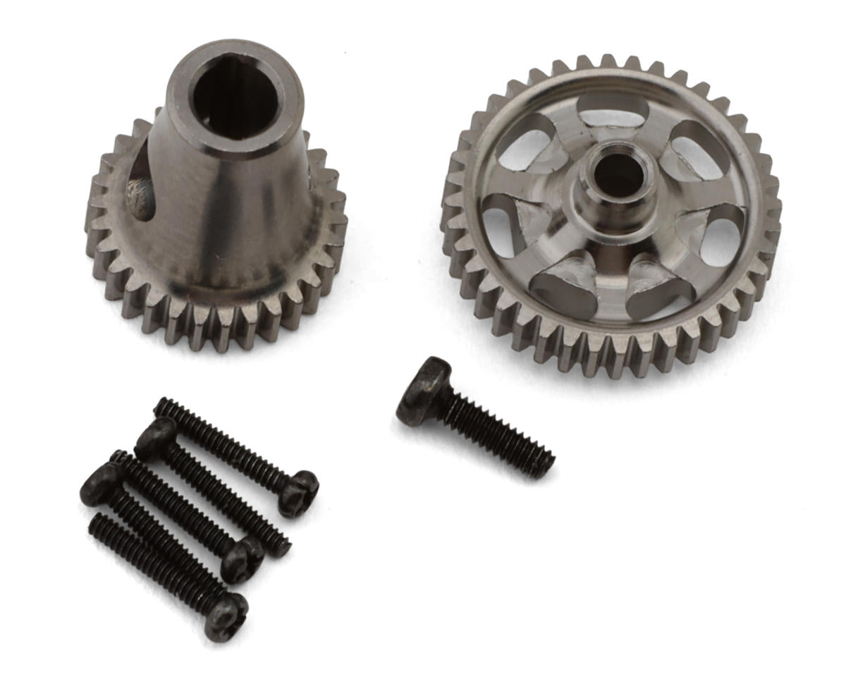 Axial Transmission Gear Set, Titanium, SCX30 - AXI-4269