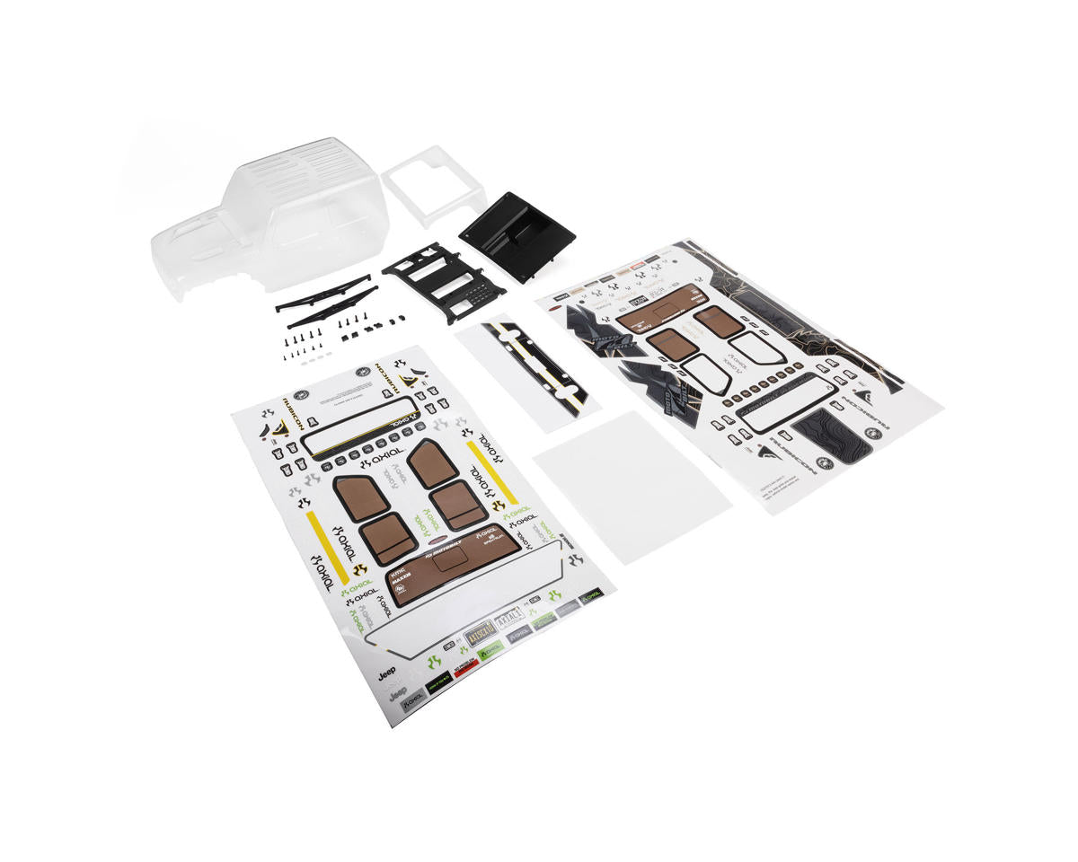 Axial Jeep JT Gladiator Body Set, Clear, MB - AXI-4315