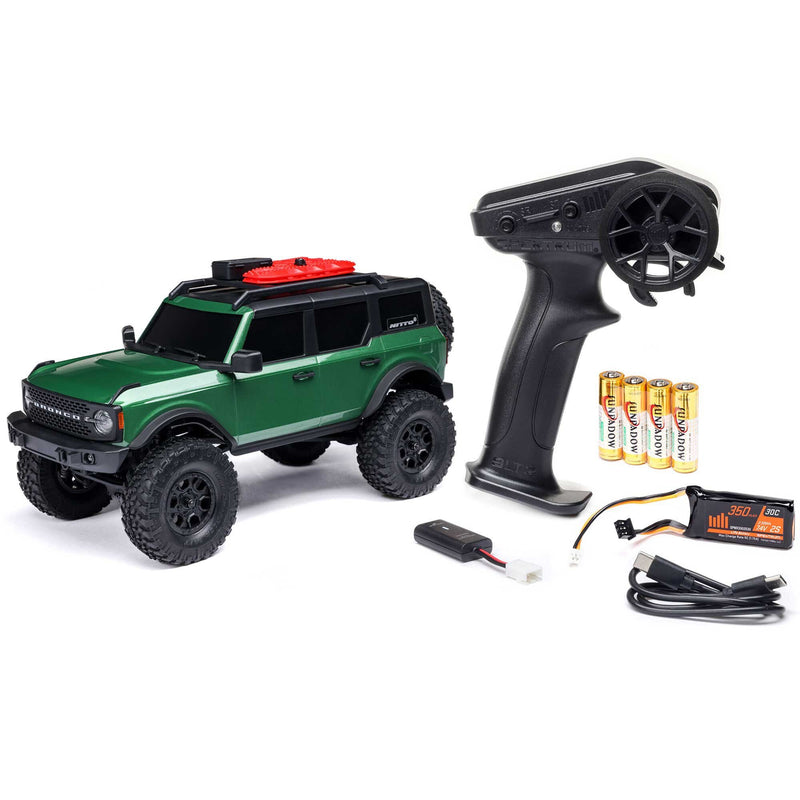 Axial SCX24 2021 Ford Bronco 1/24 Crawler RTR, Green, AXI00006V2T5
