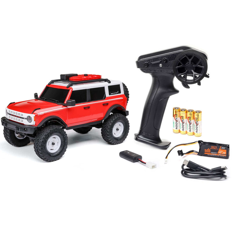 Axial SCX24 2021 Ford Bronco 1/24 Crawler RTR, Red, AXI00006V2T6