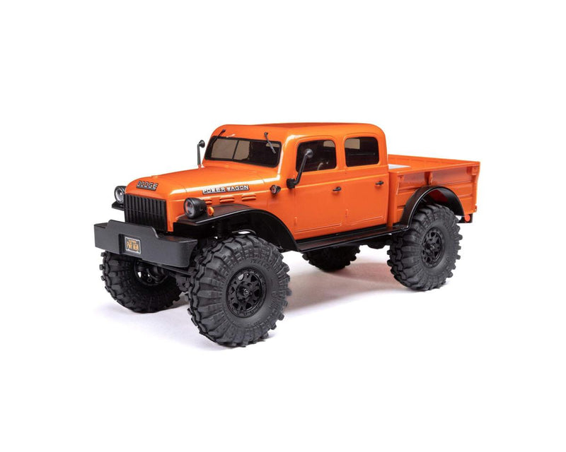 AXI00007T1 Axial SCX24 40's 4 Door Dodge Power Wagon Rock Crawler RTR, Orange