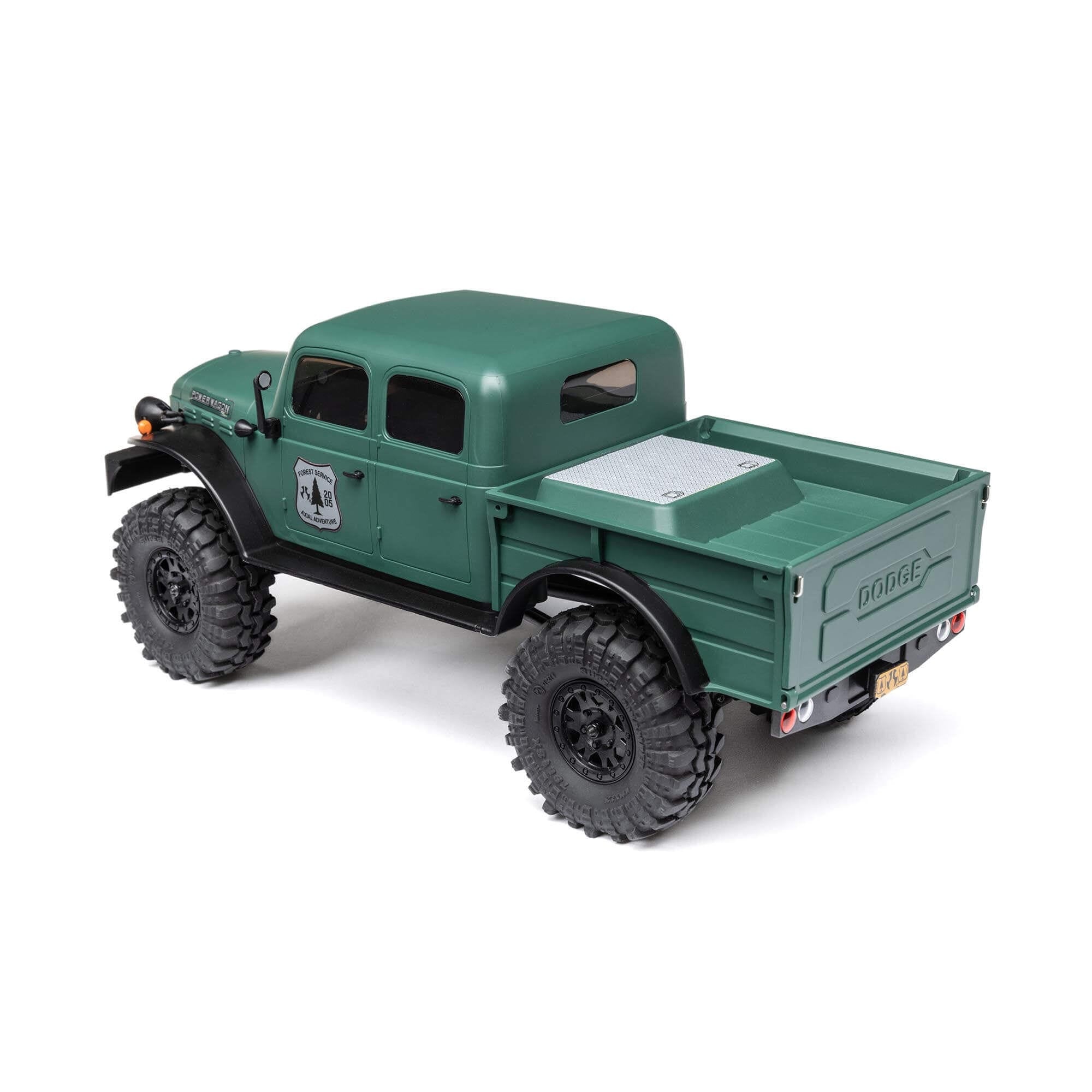 AXI00007T2 Axial SCX24 40's 4 Door Dodge Power Wagon Rock Crawler RTR, Green Axial