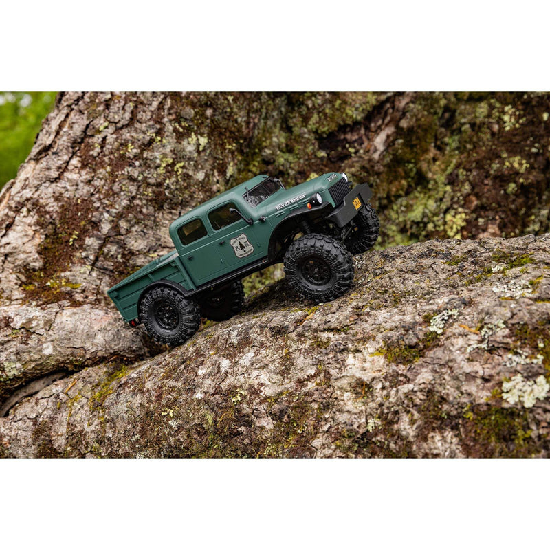 AXI00007T2 Axial SCX24 40's 4 Door Dodge Power Wagon Rock Crawler RTR, Green
