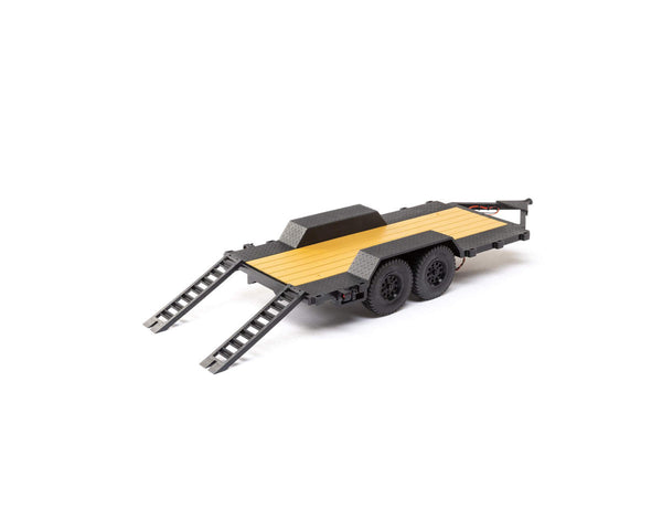 AXI00009 Axial SCX24 Flat Bed Vehicle Trailer with LED Tail Lights