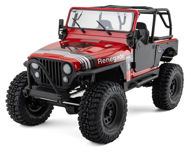 AXI03008T1 Axial SCX10 III Jeep CJ-7 4WD Rock Crawler RTR, Red