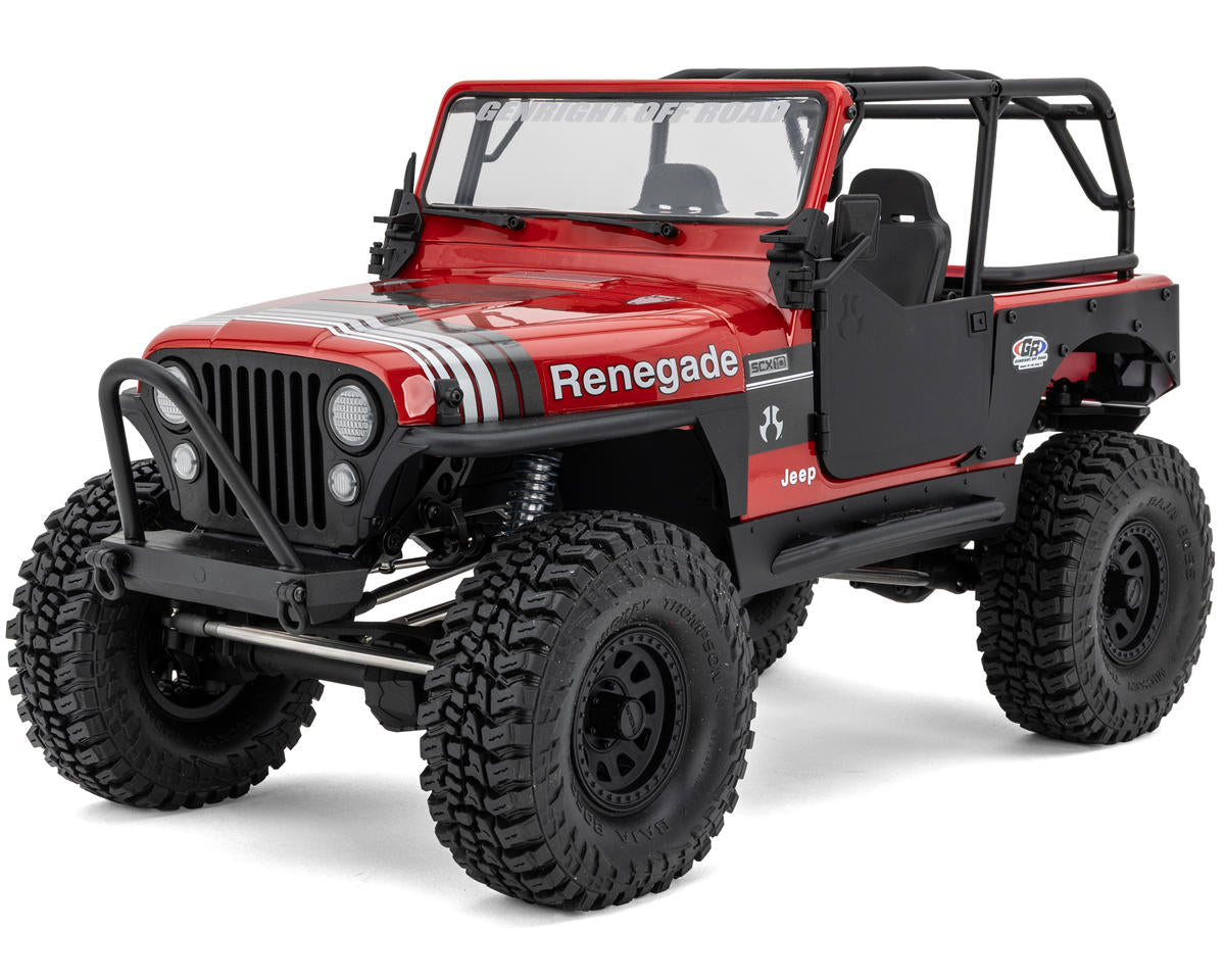 Axial SCX10 III Jeep CJ-7 Rock Crawler Version 2 RTR, Red - AXI03008V2T1