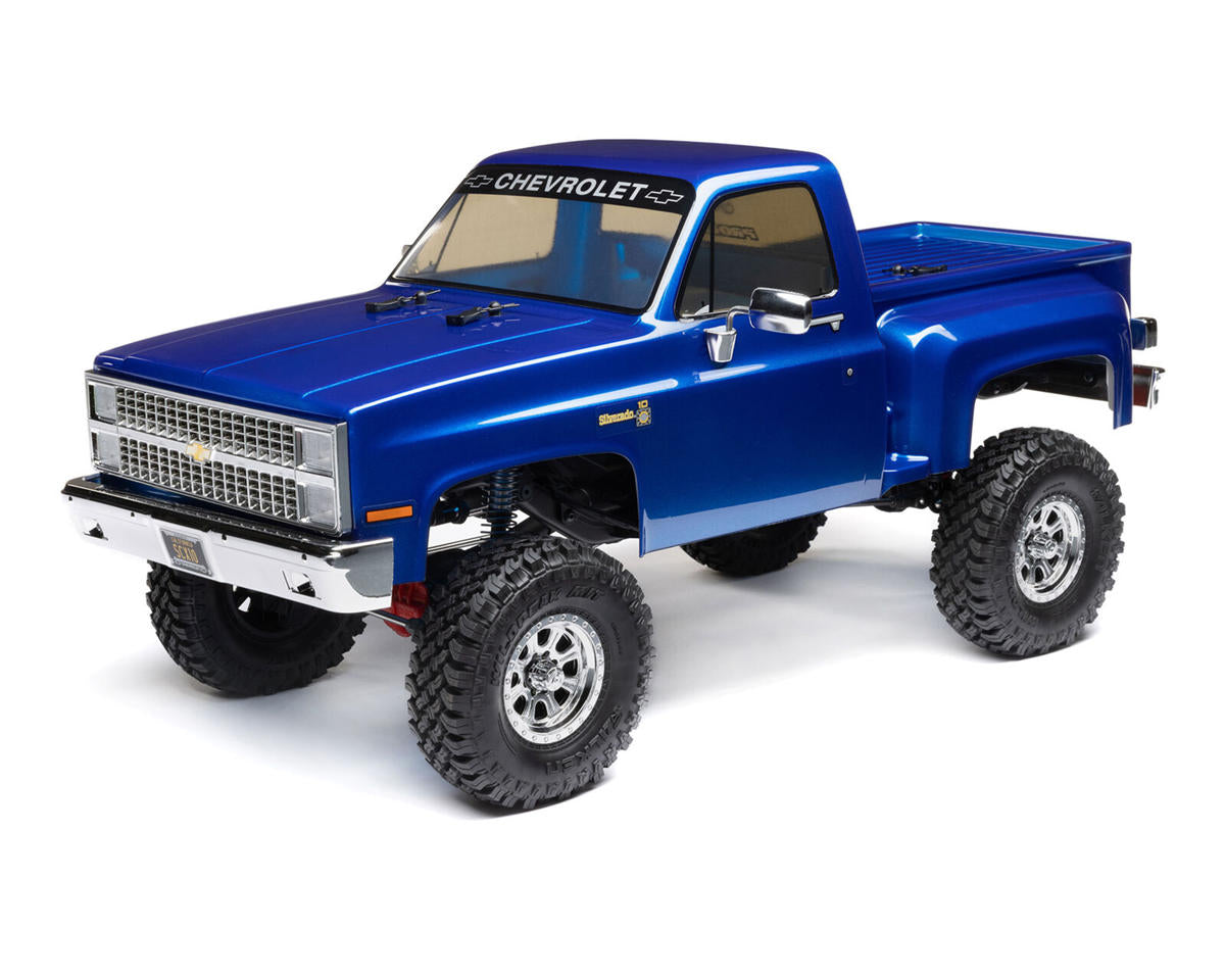 AXI03030T1 Axial SCX10 III Base Camp '82 Chevy K10 Rock Crawler RTR, Blue Axial