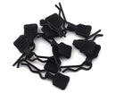 AXI206000 Axial 3mm Body Clip with Black Tabs, 10pcs, SCx24 JLU Axial