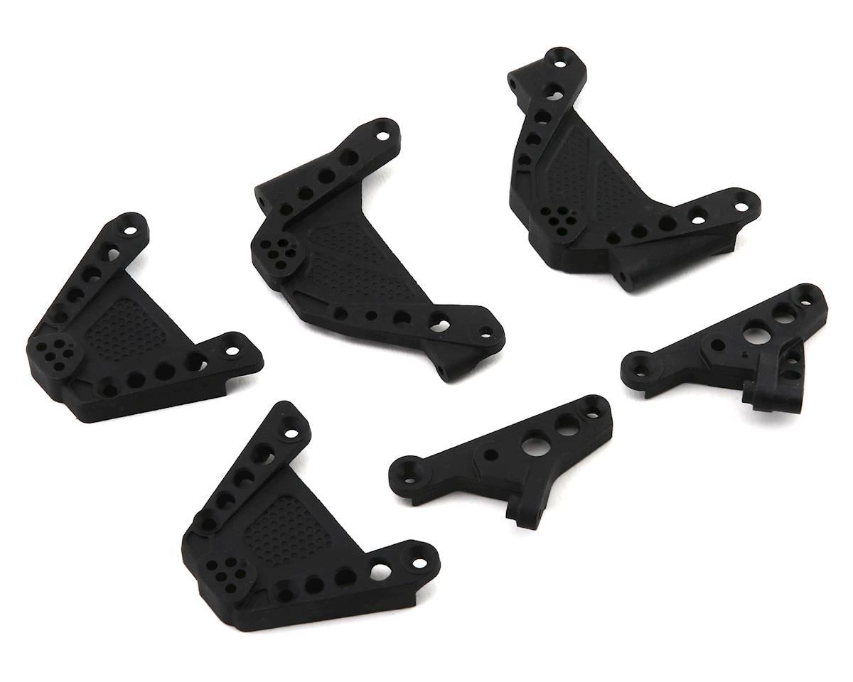 AXI231017 Axial Front and Rear Shock Towers with Panhard Mounts, SCX10 III Axial
