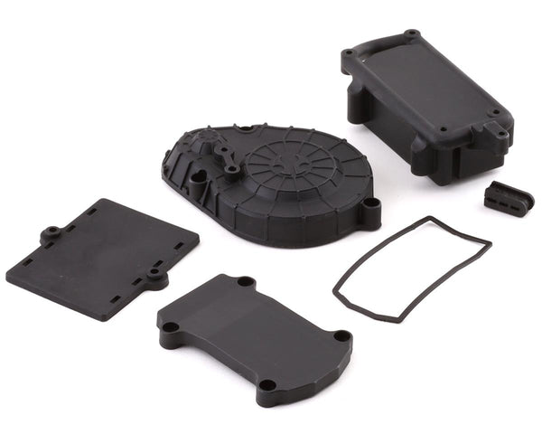 AXI231036 Axial Cage Radio Box, Spur Cover, Black, RBX10