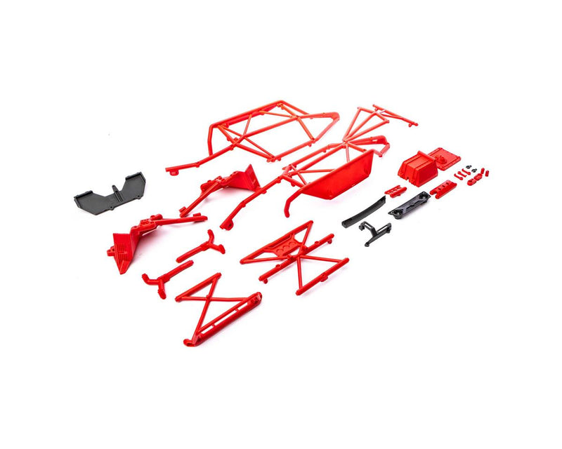 AXI231044 Axial Complete Cage Set, Red, Capra 4WS