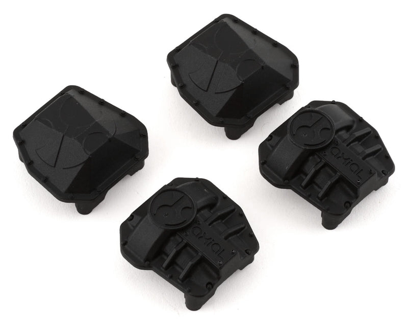 AXI232044 Axial AR45P AR45 Differential Covers, Black, SCX10 III