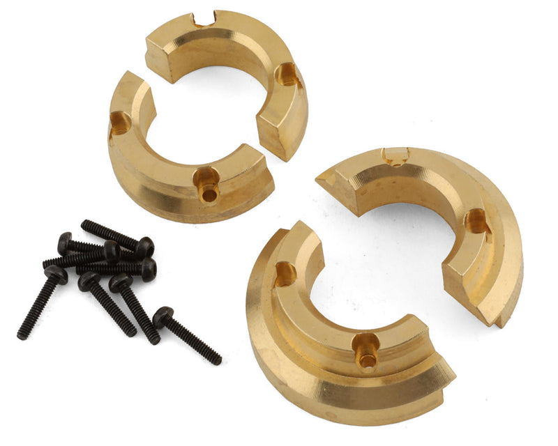 AXI302004 Axial Brass 5.2g/9.2g Knuckle Weights, 4pcs, SCX24, AX24