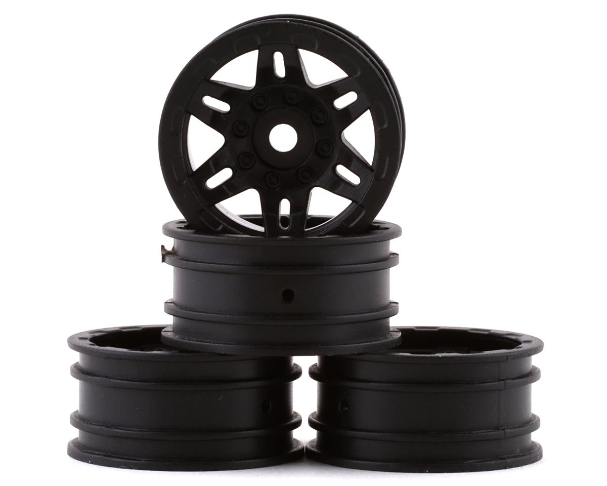 AXI40002 Axial 1.0 Rockster Wheels Black, 4pcs, SCX24 Axial