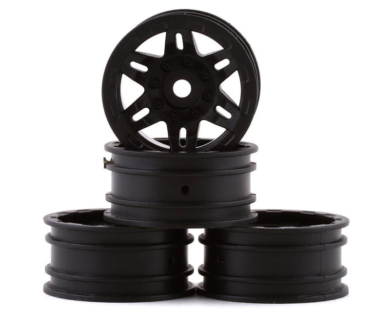 AXI40002 Axial 1.0 Rockster Wheels Black, 4pcs, SCX24