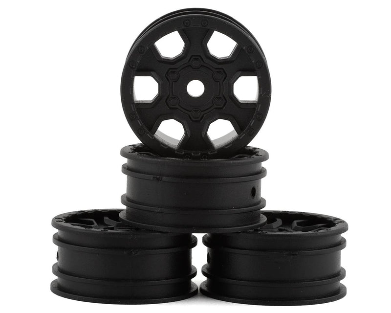 AXI40006 Axial 1.0 Ford Bronco Wheels, Black, 4pcs,, SCX24