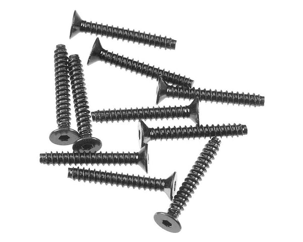 AXIC0416 Axial Hex Socket Tapping Flat Head Screw Black M2.6x18mm(10), AXA0416