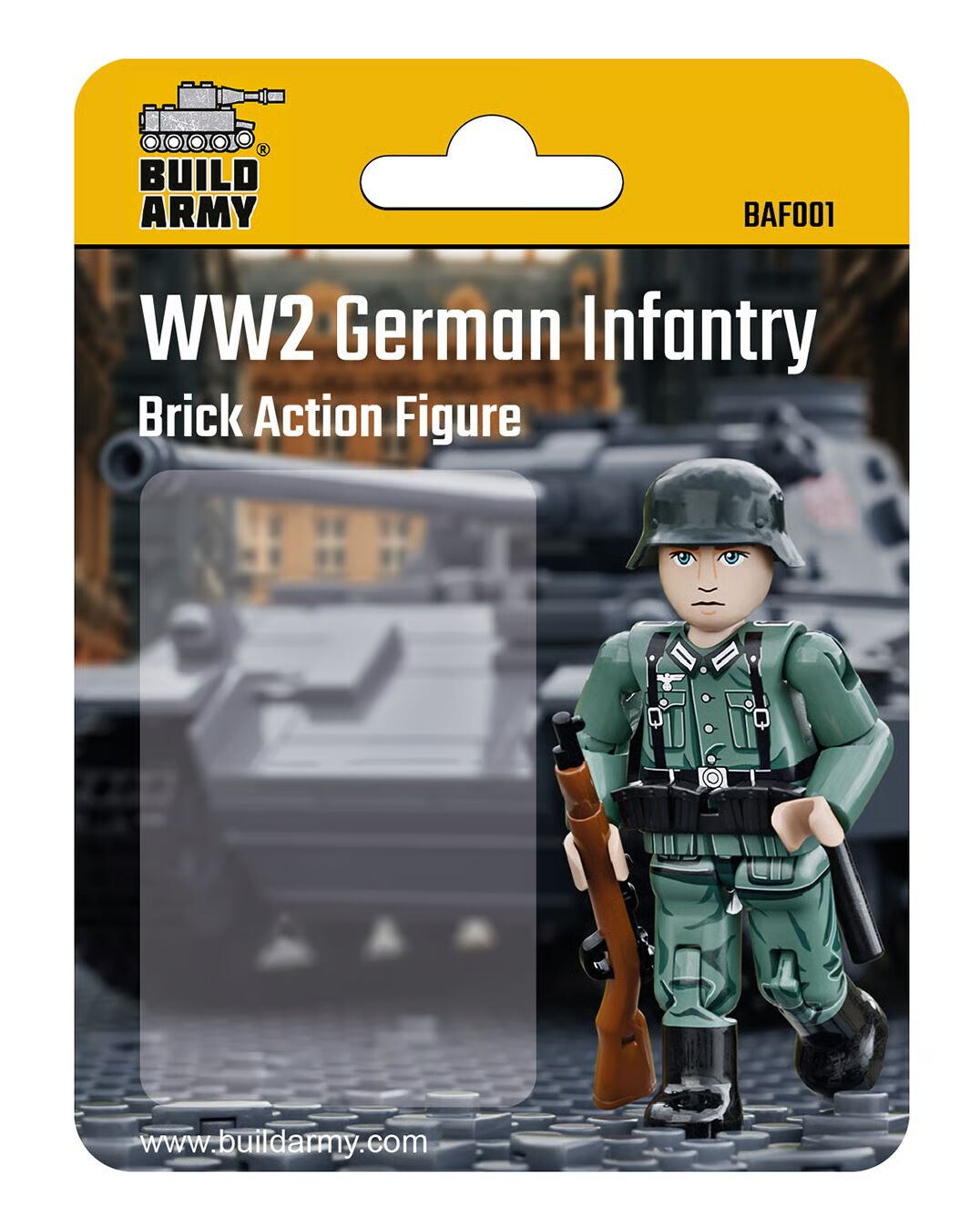 Build Army German Infantry Soldier Model Brick Kit