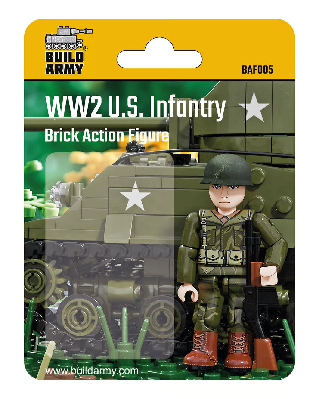 Build Army U.S. Infantry Soldier Model Brick Kit