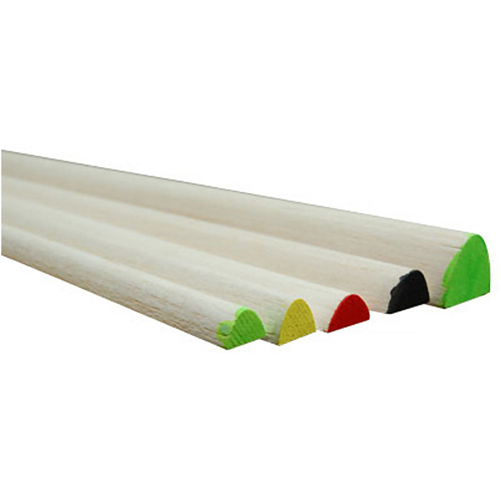 BAL-3148 Balsa Leading Edge 6.5 x 6.5 x 915mm  Red Balsa