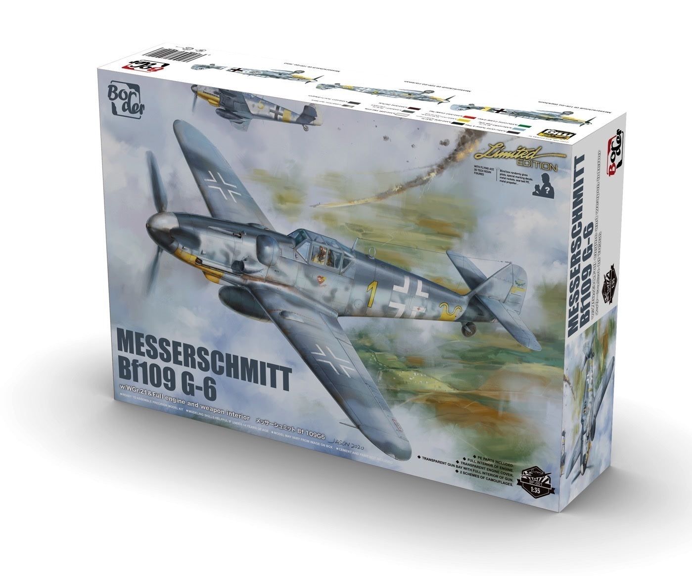 Border Model 1/35 Messerschmitt Bf 109 Plastic Model Kit [BF001]