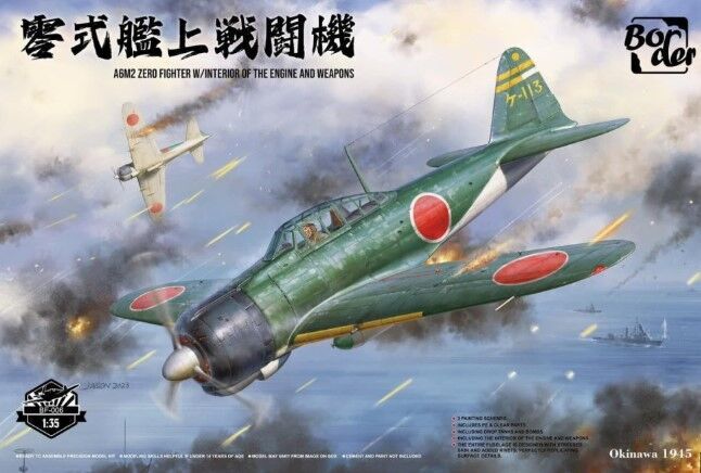 Border Model 1/35 A6M2 Zero Fighter Plastic Model Kit