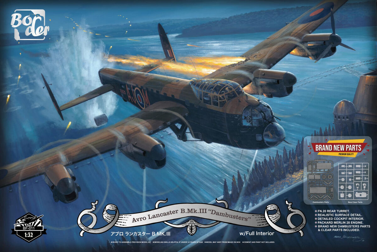 Border Model 1/32 Lancaster B.MKIII Dambuster Plastic Model Kit [BF-011]