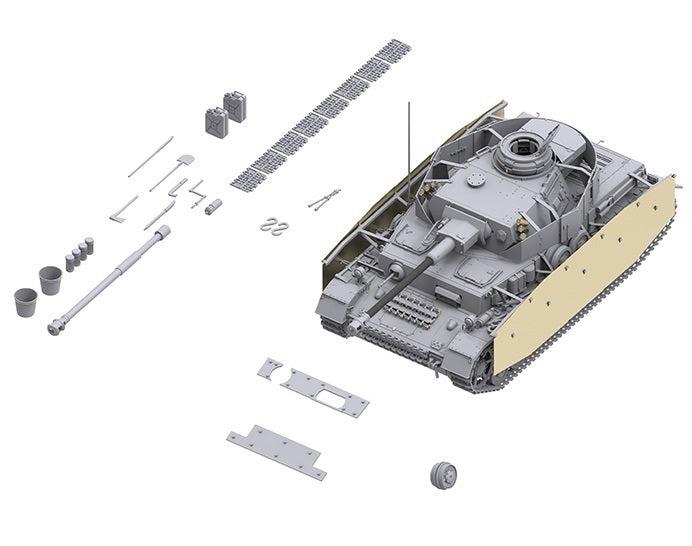Border Model 1/35 Panzer IV G Mid/Late 2 in 1 Plastic Model Kit [BT001]