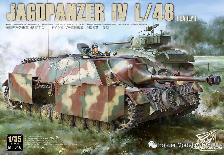 Border Model 1/35 Jagdpanzer IV L/48 (Early) Plastic Model Kit [BT016]