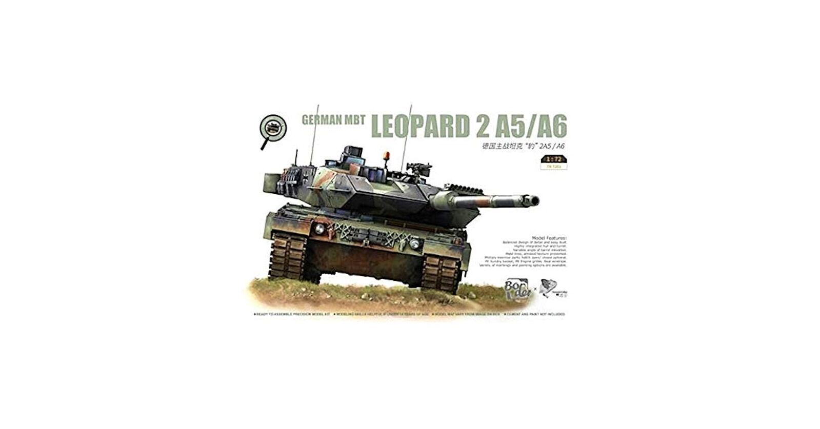 Border Model 1/72 German MBT Leopard 2A5/A6 Plastic Model Kit