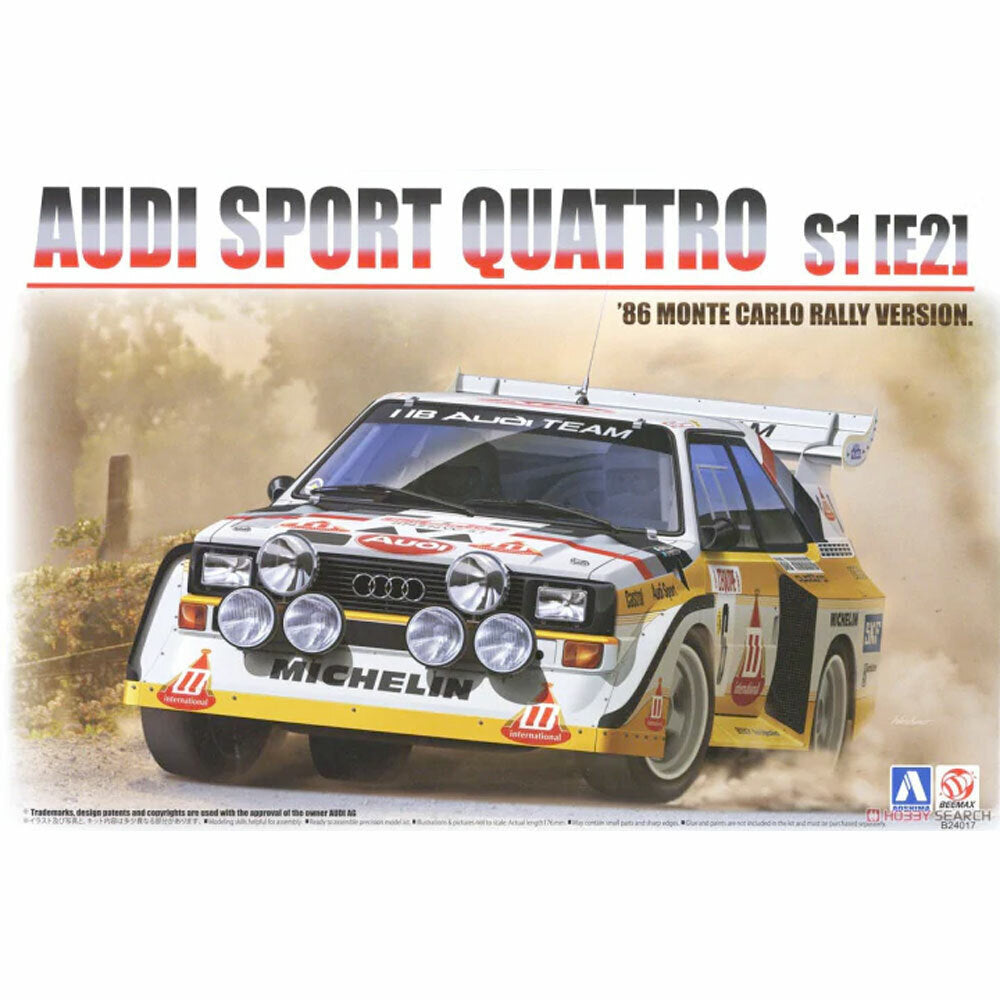 BEE-24017 Beemax Kit 1/24 Audi Quattro S1 Rally Montecarlo 1985 [24017] Beemax
