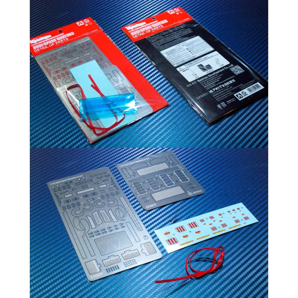 BEE-E24035 Beemax Grade Up 1/24 Audi Quattro S1 Rally Montecarlo 1985 [E24035] Beemax