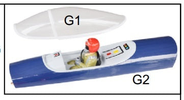 BH-154CANOPYASS Protor Canopy/Base/Pilot assembly